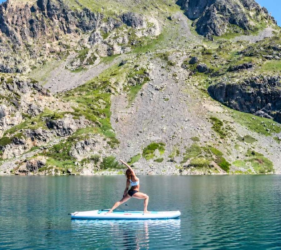 prendre un cours de paddle yoga avec le studio K au bois Français